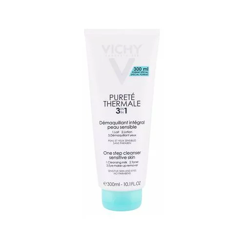 Vichy Pureté Thermale 3 in 1 nemastna čistilna emulzija za občutljivo kožo 300 ml