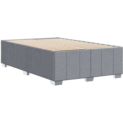 VidaXL Okvir kreveta svjetlosivi 120 x 190 cm od tkanine Slike