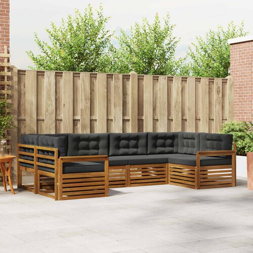  Set vanjskih sofa 6 kom. Prirodna i antracit 325 x 168,5 x 73 cm Cijene