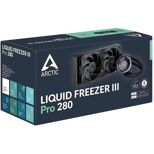 Arctic LF III PRO 280Multi Compatible AIO1851, 1700, AM4, AM5 Slike