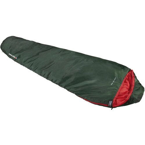 High Peak Lite Pak 1200 Mummy sleeping bag Polyester Green, Red Slike
