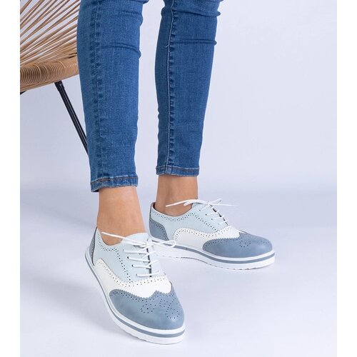 D/CEO marka niezdefiniowana Blue classic oxford shoes Toddi Cene