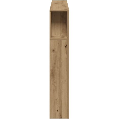  LED uzglavlje boja hrasta artisan 160x18,5x103,5 cm drveni Slike