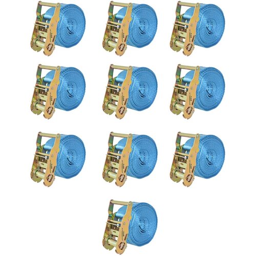  Trake za Vezanje Tereta 10 kom 2 Tone 6mx38mm Plave Cijene