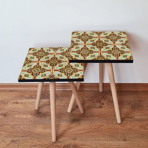 Hanah home set klub stočića 2Shp44, 2 komada, Šareni Cene