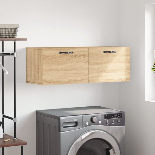 vidaXL Stenska omarica sonoma hrast 100x36,5x35 cm inženirski les Cene