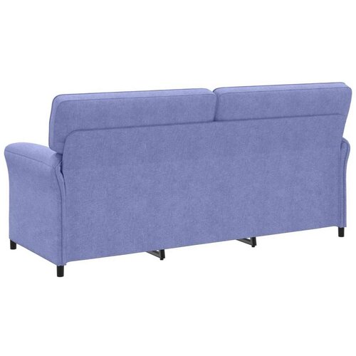 SOFA 100% poliester metalna konstrukcija MDF &Scaron;perploča - Trapere plave boje 3-sjedalna (180 cm) Cijene