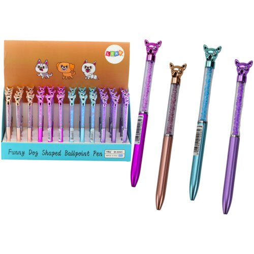  Ballpoint Pen with Dog Diamonds Blue Refill 0.7mm Mix Cijene