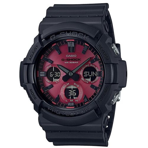 Casio Unisex ručni sat G-Shock GAS-100AR-1ADR, Bordo-crni Cene