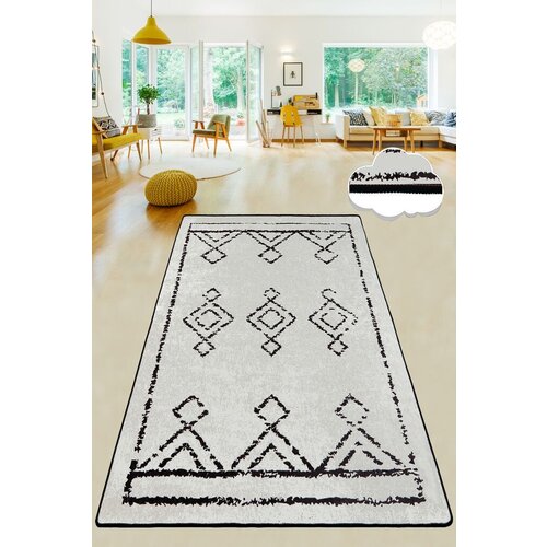 Conceptum Hypnose tepih Eaves, 80x150cm, Crno-beli Cene