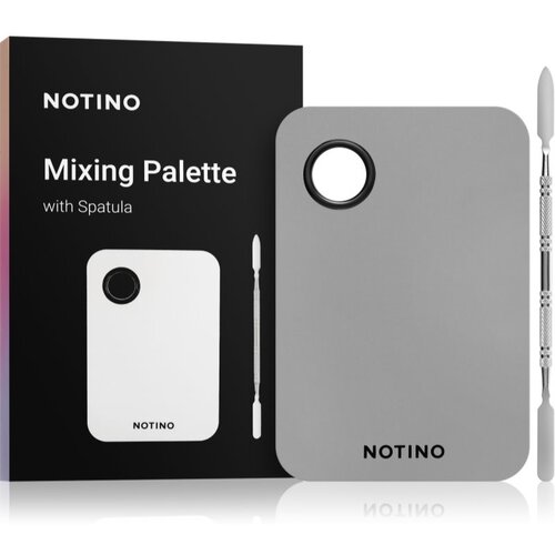 Notino Makeup Brushes Professional Mixing Palette With Spatula paleta za me&amp;scaron;anje tekočega pudra z lopatico Slike