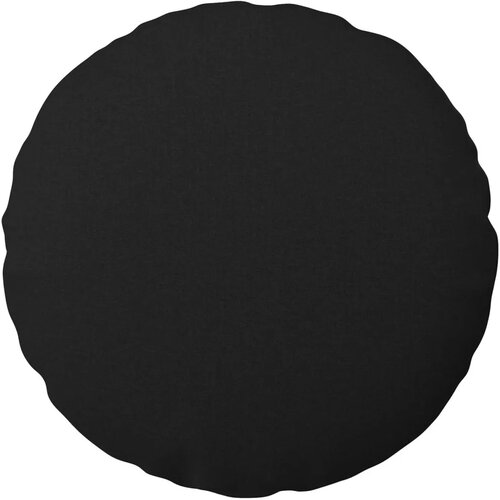  Presvlaka za jastuk 2 kom. HEERLEN Crna &amp;Oslash; 60 cm Tkanina - Crna &amp;Oslash; 60 cm 2 Slike