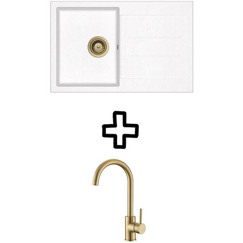 Aquasanita Set Tesa SQT101AW + Vida PVD Zlato/Alba Cijene