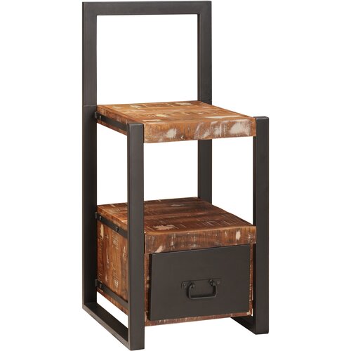 vidaXL Valet stojalo Večbarvno 40x40x90 cm Trden les, predelan Cene