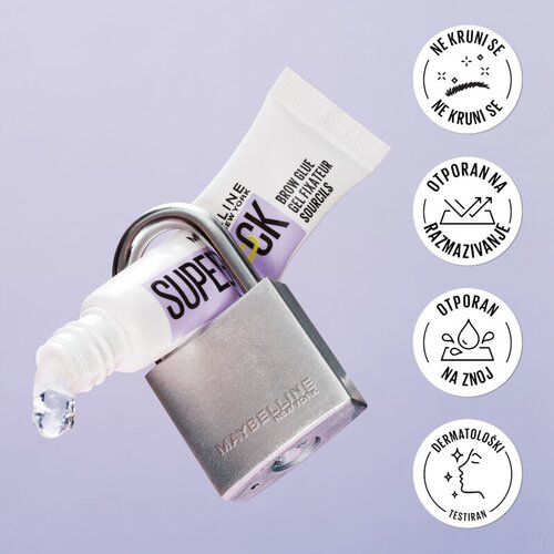 Maybelline Super Lock fiksacijski gel za obrvi odtenek 8 g Slike