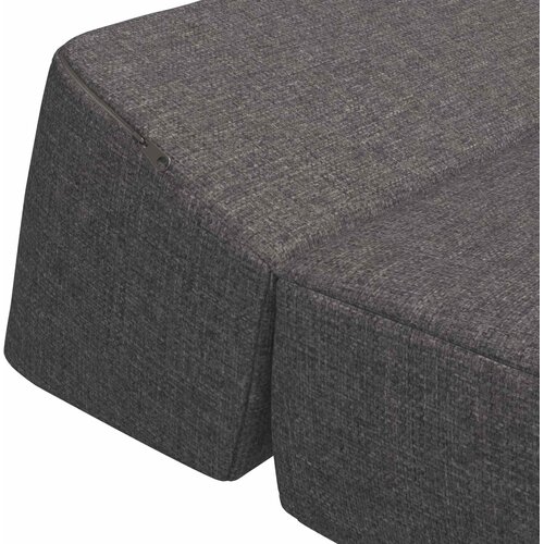 SOFA na razvlačenje Svjetlosiva 60 x 70 x 41 cm Tkanina Slike