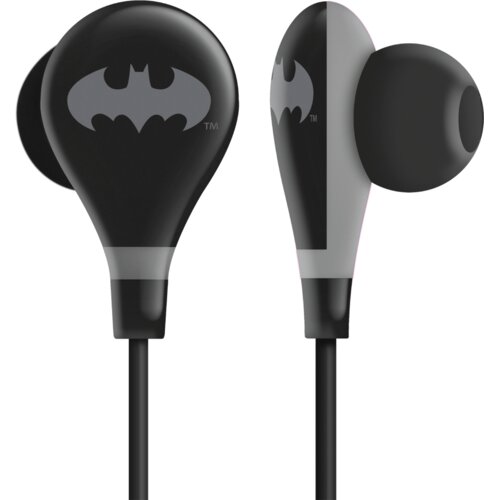 DC Slu&scaron;alke z mikrofonom, Batman, 3.5 mm - BATMAN Ultra Bass Earphone with Mic Cene