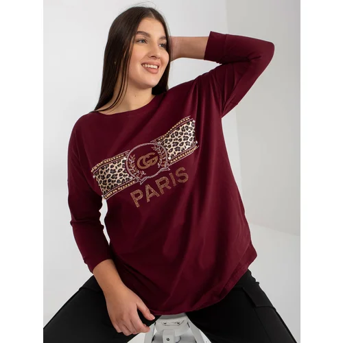 VITON Blouse-VI-BZ-2901.49P-dark purple VITON Blouse-VI-BZ-2901.49P-dark purple