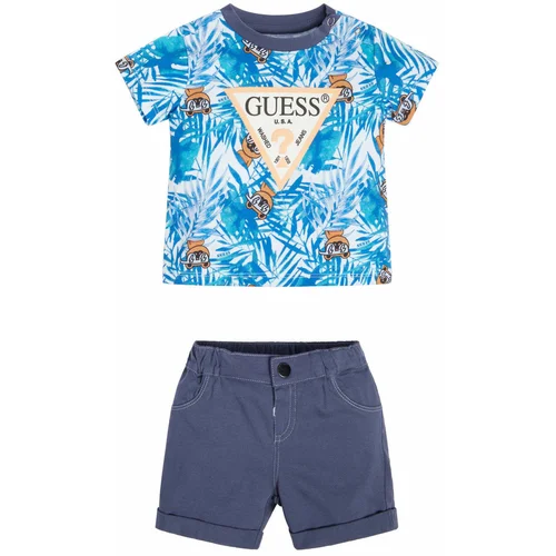 Guess Otroški kompleti SET SL T SHIRT SHORTS Večbarvna