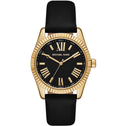 Michael Kors Ura ženski, črna barva Slike