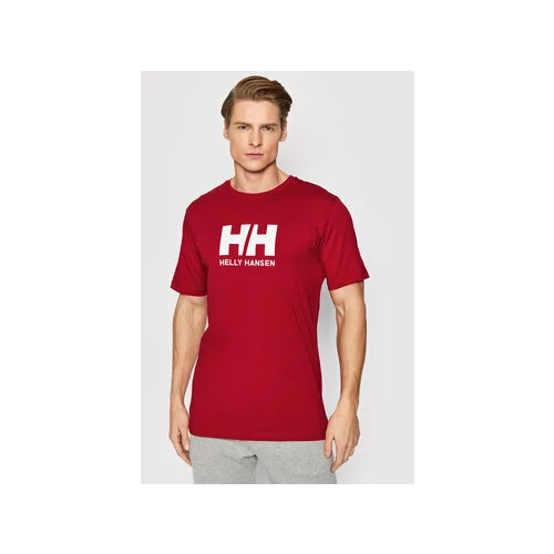 Helly Hansen Majica Logo 33979 Rdeča Regular Fit