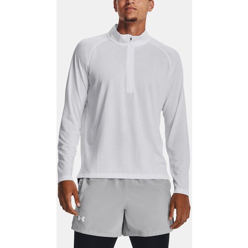 Under Armour T-Shirt UA STREAKER HALF ZIP-WHT - Men Slike