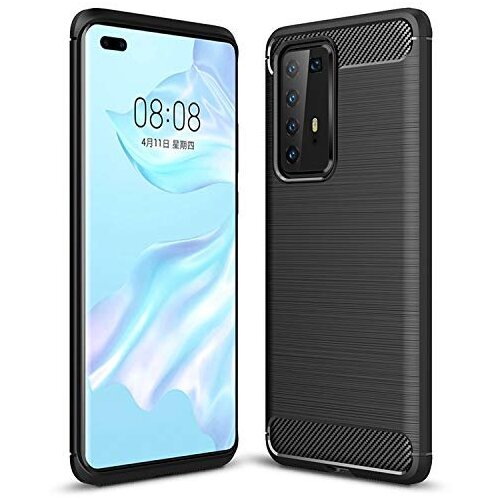  ovitek za Huawei P40 Pro - mat carbon črn Cene