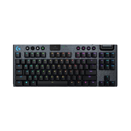 Logitech G915 LIGHTSPEED GL Tactile brezžična RGB mehanska gaming slo črna tipkovnica Slike