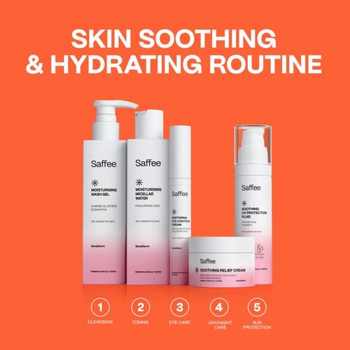 Saffee SensiDerm Soothing Relief Cream umirujuća krema za suhu i osjetljivu kožu 50 ml Slike