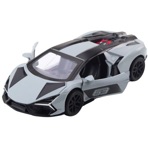 sportski automobil za utrke, otvaranje vrata, siva 1:32 Slike