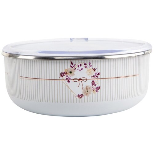 Interos emajlirana posuda za odlaganje 18 cm 1,4L dekor 3 - T3625 Cene