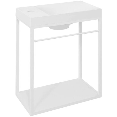 Sapho Belo kovinsko stensko stojalo brez umivalnika 39,5x45 cm Crest – Cene
