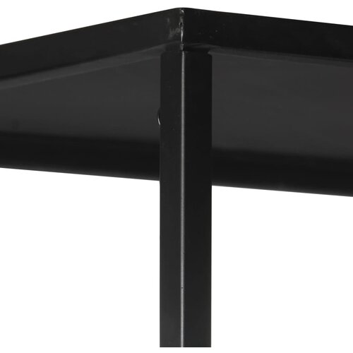  za knjige 80x35x180 cm od grubog drva manga i željeza Slike