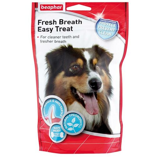 Beaphar fresh breath treats - poslastice za dentalnu higijenu pasa 150g Slike