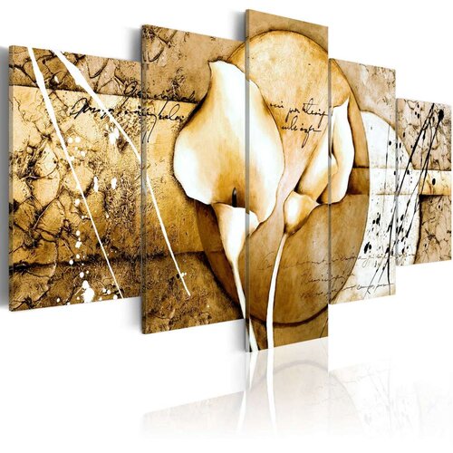  Slika - The Secret of Calla Lily - Beige 100x50 Slike