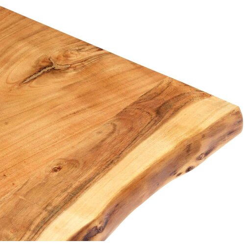 VidaXL stolna ploča od masivnog bagremovog drva 100 x (50-60) x 3,8 cm Slike