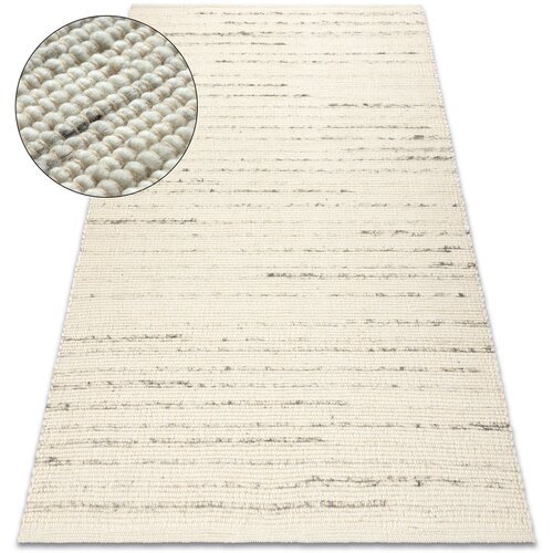 RugsX Preproge Preproga NEPAL 2100 beli / naravna siva 60x100 cm Bela Cene