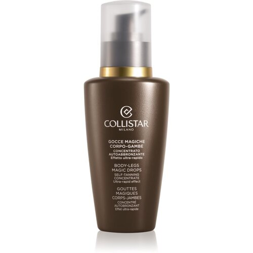 Collistar Tan Without Sunshine Body Legs Magic Drops Self Tanning koncentrat za samoporjavitev telesa 125 ml Cene