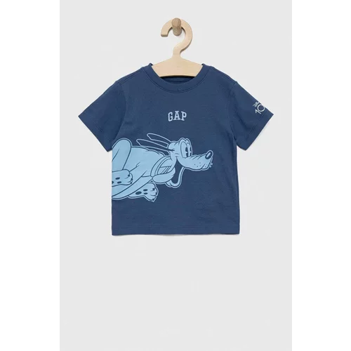GAP Dječja pamučna majica kratkih rukava x Disney s tiskom