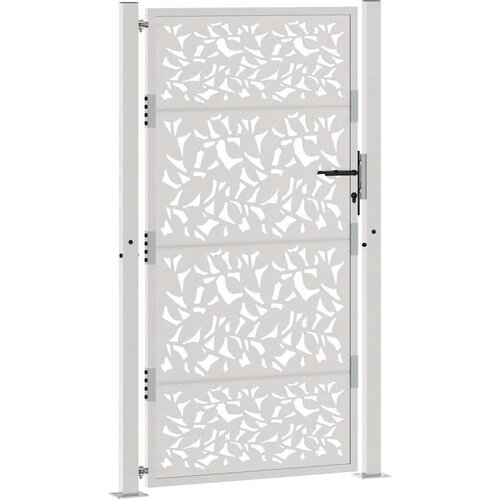 vidaXL Vrtna vrata 105x180 cm Preperevanje dizajn jeklenih listov Cene