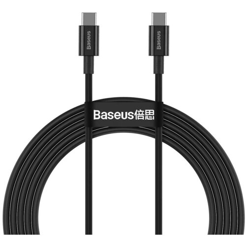 Baseus podatkovni kabel CATYS-C011 Superior QC Type C 100W 2m - črn Cene