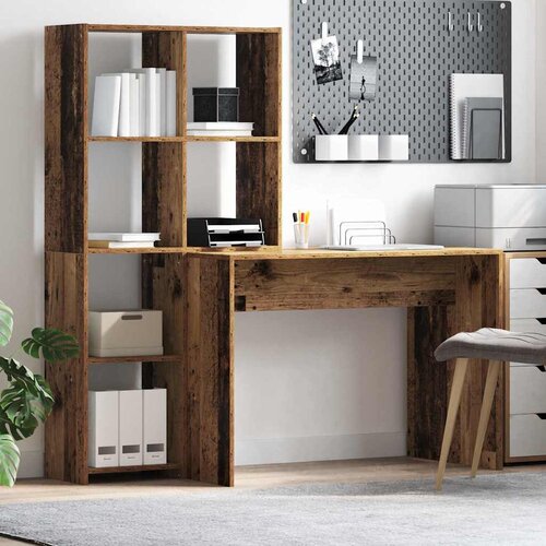  Stol s policom Staro drvo 138,5 x 55 x 143 cm Konstruirano drvo Cene