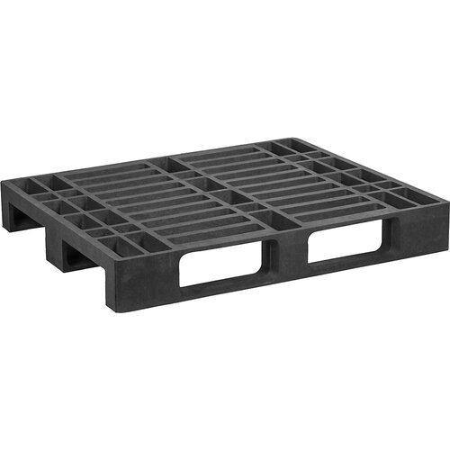 Ratioform Paleta iz umetne mase z drsniki, Dx&amp;Scaron;xV 1200 x 1000 x 165 mm, sive barve, od 10 kosov Slike