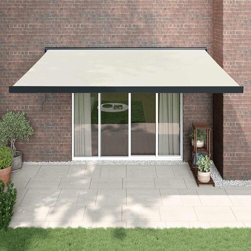 Tenda na uvlačenje krem 4,5 x 3 m od tkanine i aluminija Cijene