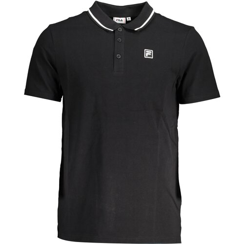 Fila MEN&amp;amp;#39;S BLACK SHORT SLEEVED POLO SHIRT Slike