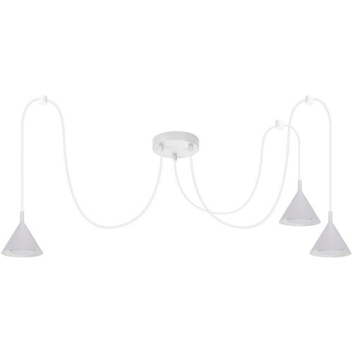 Brilagi Luster na sajli CONE TRIPLE SPIDER 3xGX53/15W/230V bela Cene