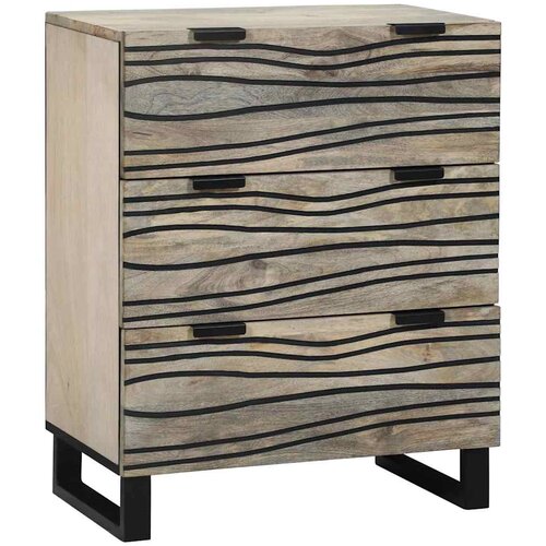  Kreveta s ladicama Bijelo 60 x 33.5 x 75 cm masivno drvo manga Cene