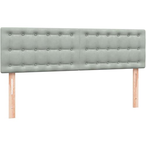  Krevet s oprugama i madracem svjetlosivi 160x210 cm bar&amp;scaron;unasti Slike