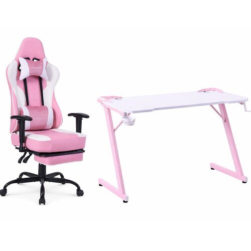 Von Racer Gejmerski Sto GT22 Pink + Gaming Stolica 8280-Pink Cene