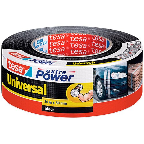 Tesa Univerzalen večnamenski trak Tesa extra Power (črn, 50 m x 50 mm) Cene